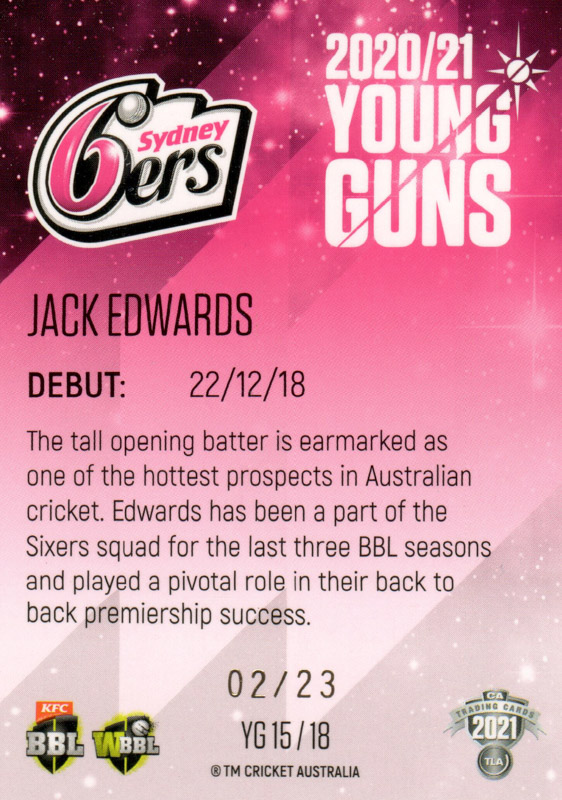 Jack Edwards back