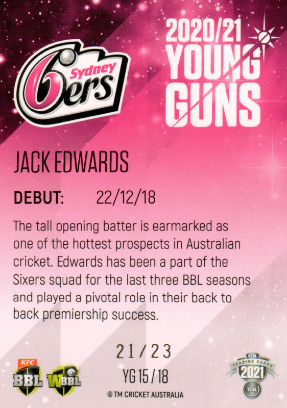 Jack Edwards back