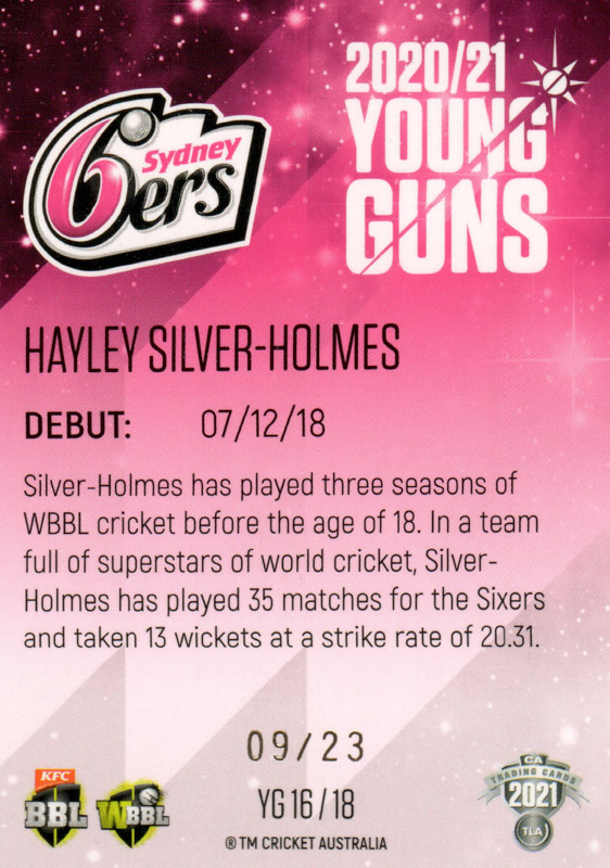 Hayley Silver-Holmes back
