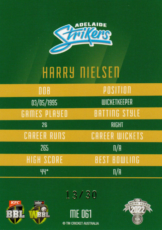 Harry Nielsen back