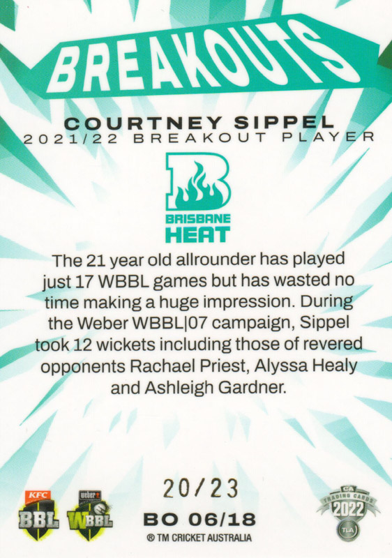 Courtney Sippel back