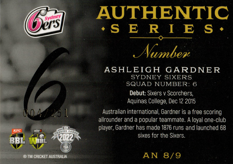 Ashleigh Gardner back