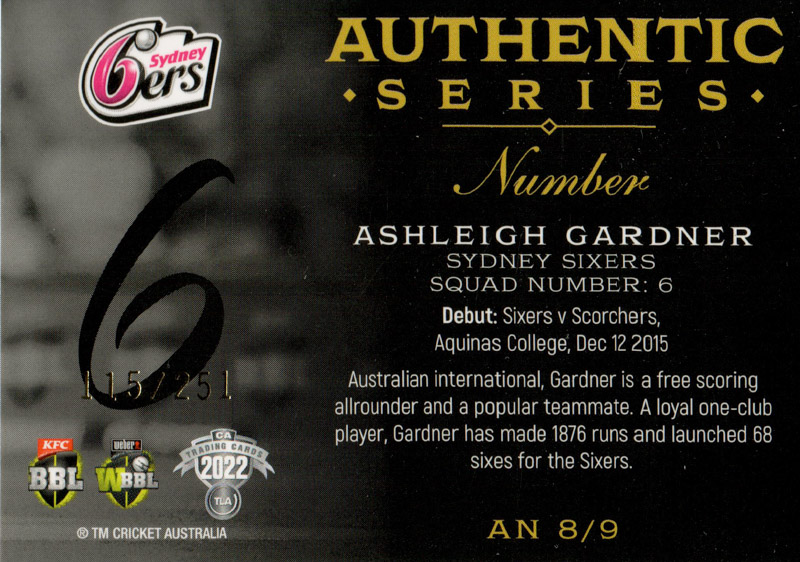 Ashleigh Gardner back