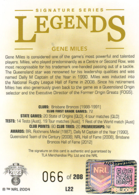 Gene-Miles back