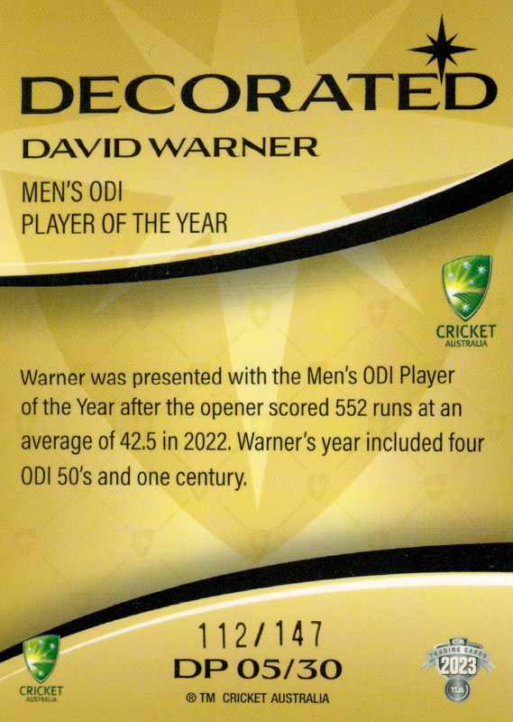 David Warner back