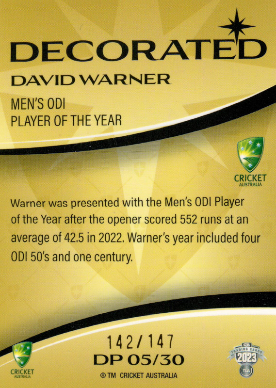 David Warner back