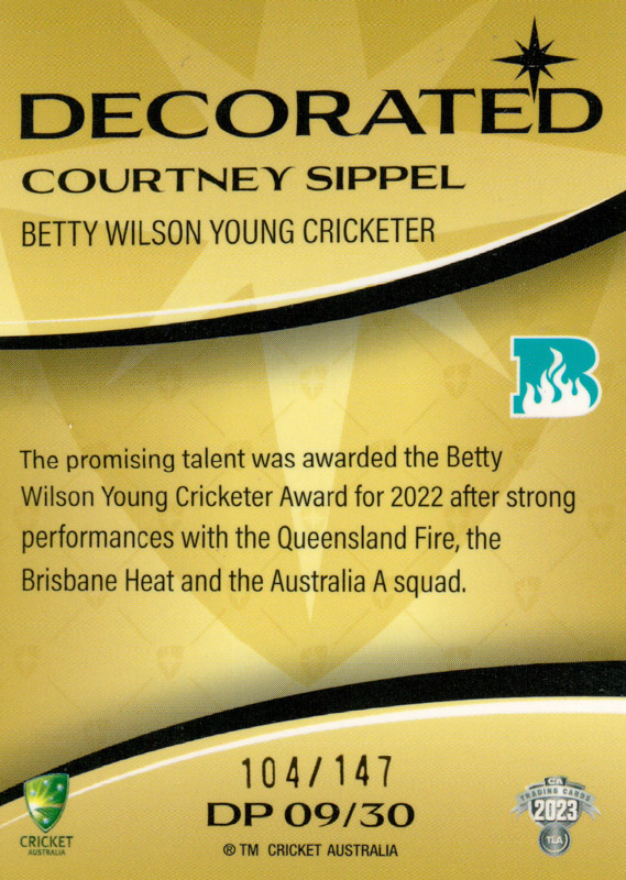 Courtney Sippel back