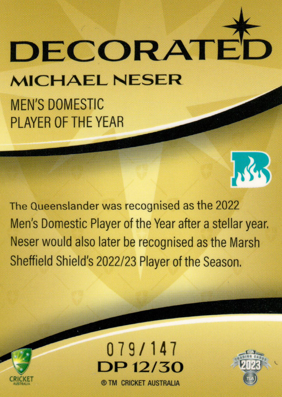 Michael Neser back