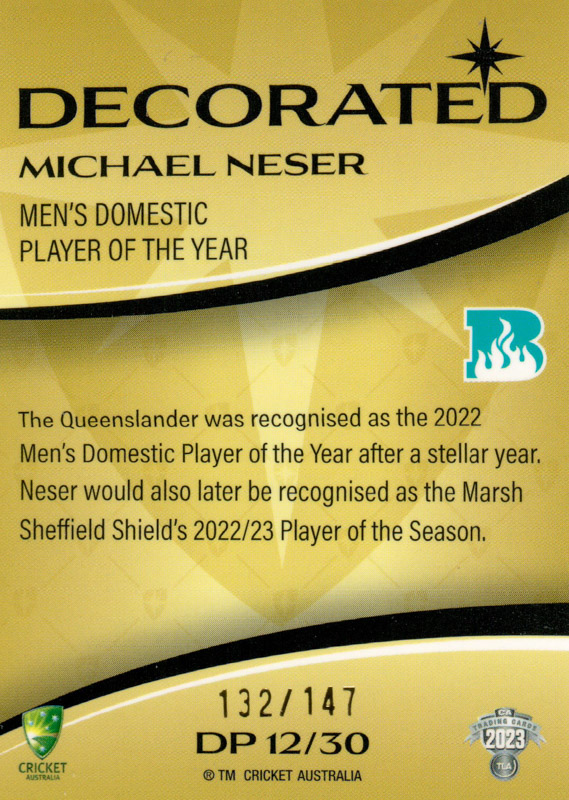 Michael Neser back