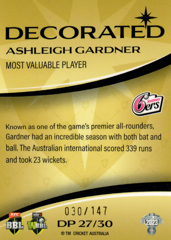 Ashleigh Gardner back