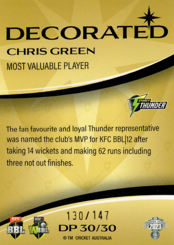 Chris Green back