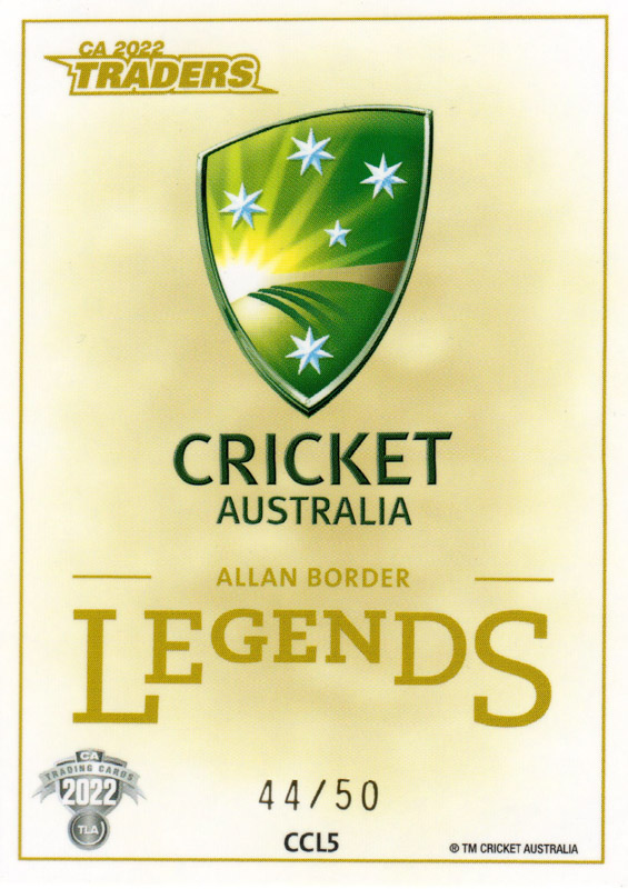 Allan Border back