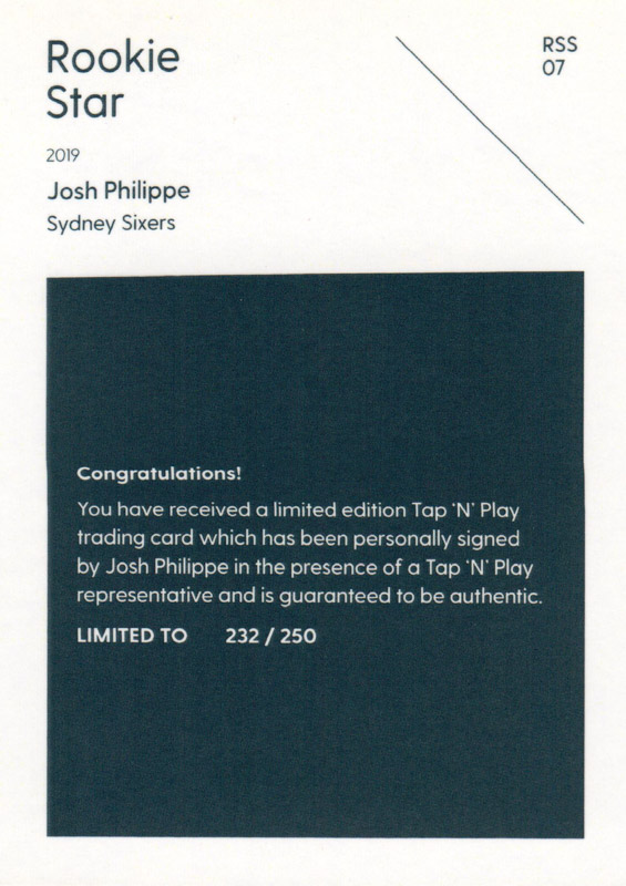 Josh Philippe back