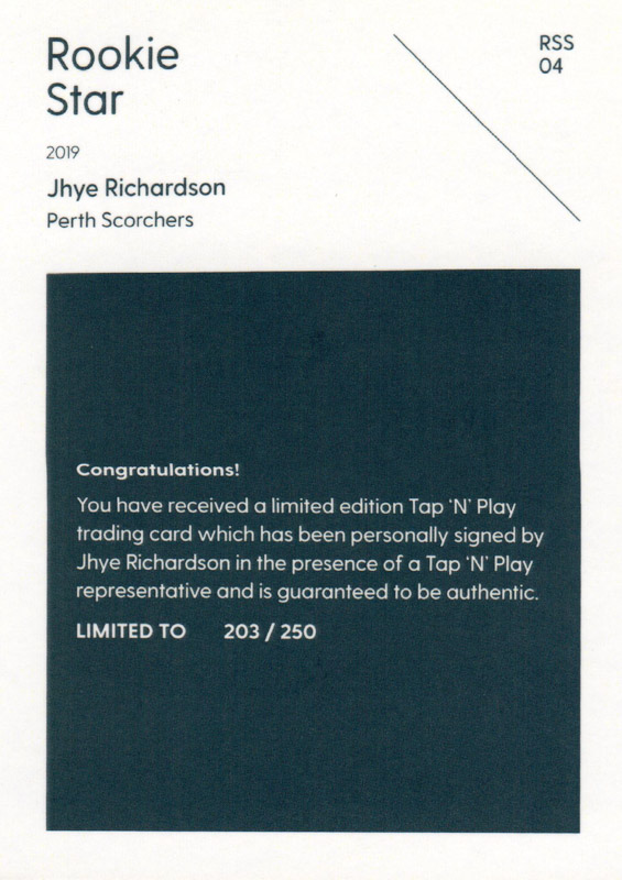 Jhye Richardson back