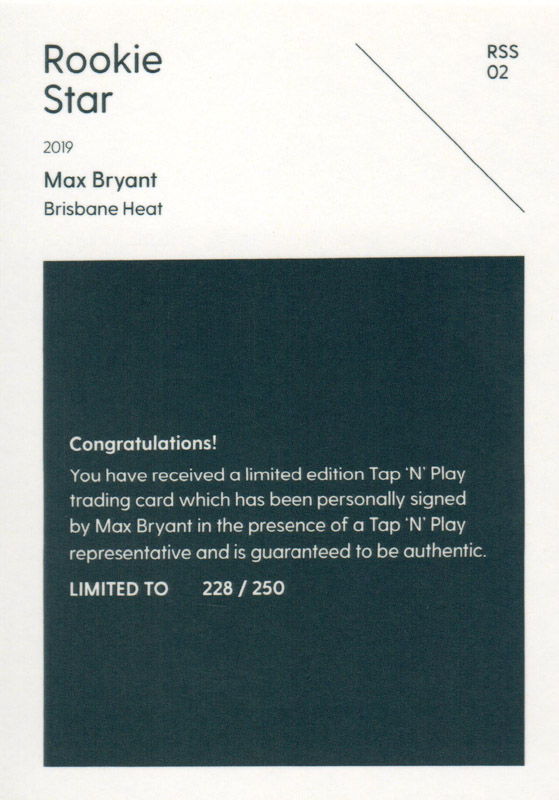 Max Bryant back