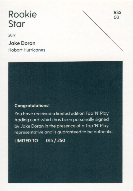Jake Doran back