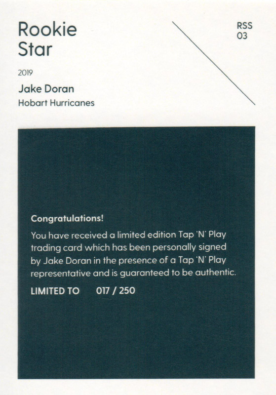 Jake Doran back