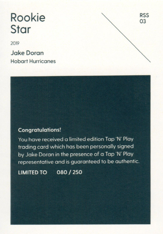 Jake Doran back