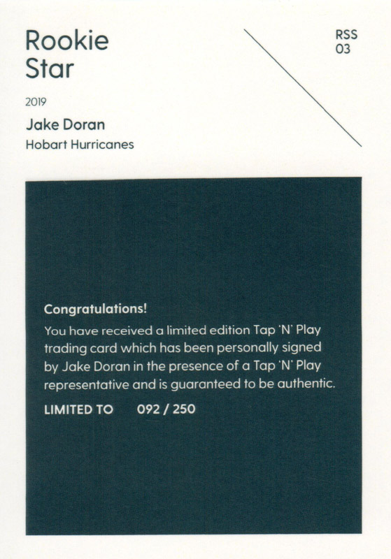 Jake Doran back