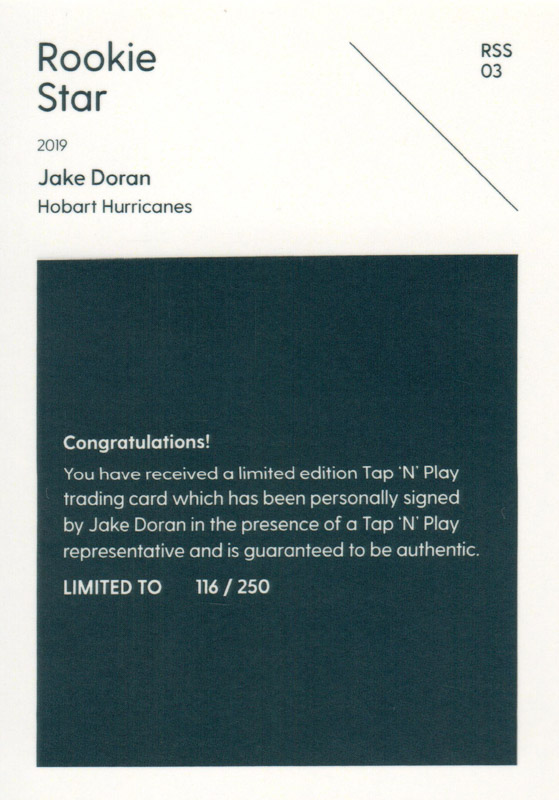 Jake Doran back