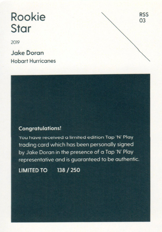 Jake Doran back