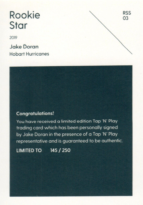 Jake Doran back