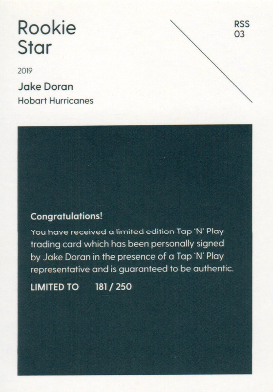 Jake Doran back