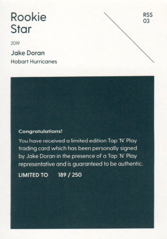 Jake Doran back