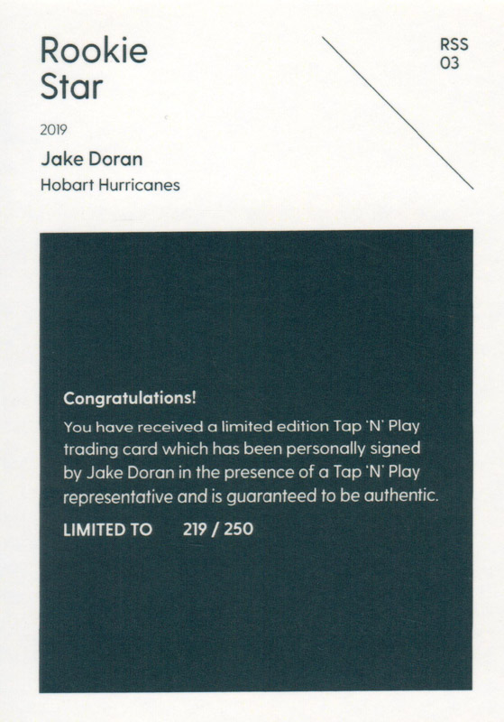 Jake Doran back