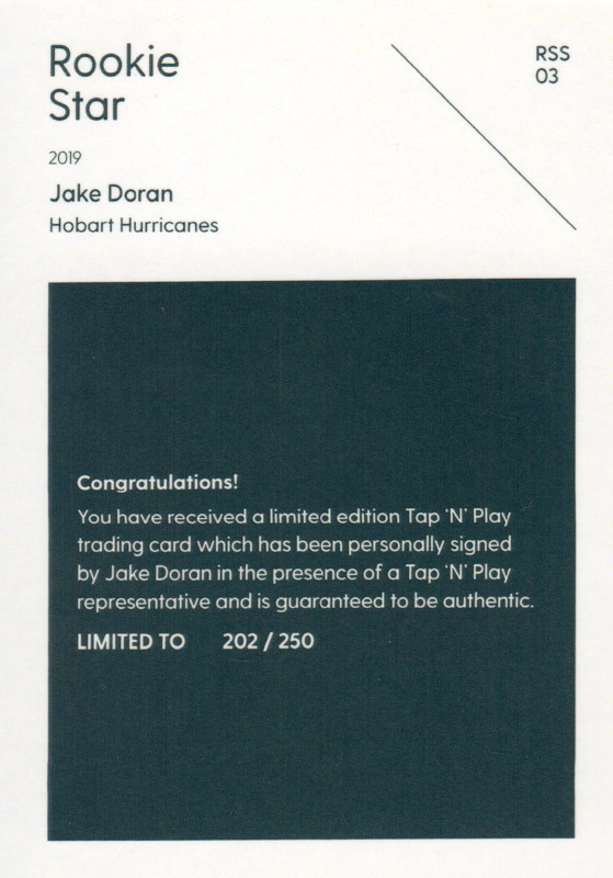Jake Doran back