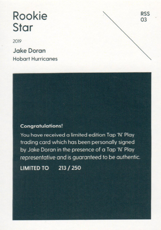 Jake Doran back