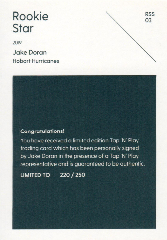 Jake Doran back