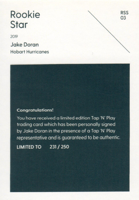 Jake Doran back
