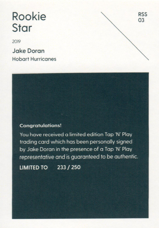 Jake Doran back