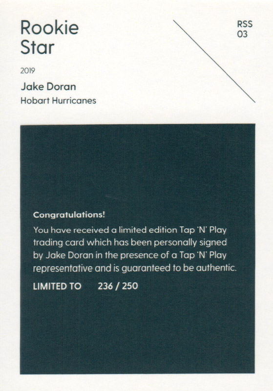 Jake Doran back