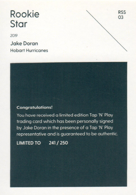 Jake Doran back