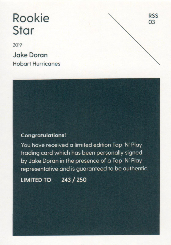 Jake Doran back