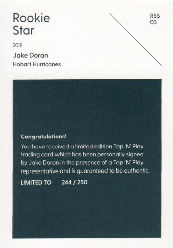 Jake Doran back