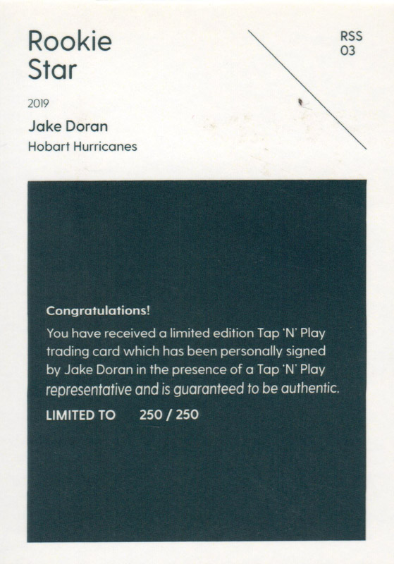 Jake Doran back