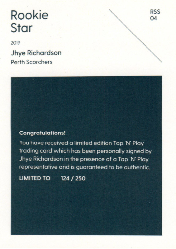 Jhye Richardson back
