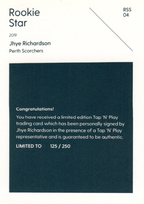 Jhye Richardson back