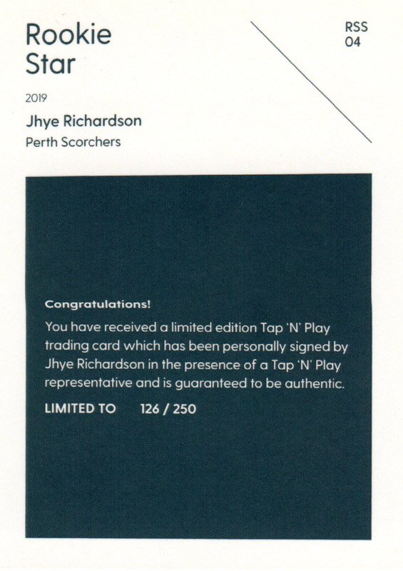 Jhye Richardson back