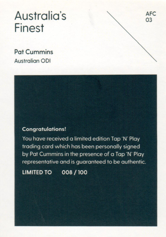 Pat Cummins back