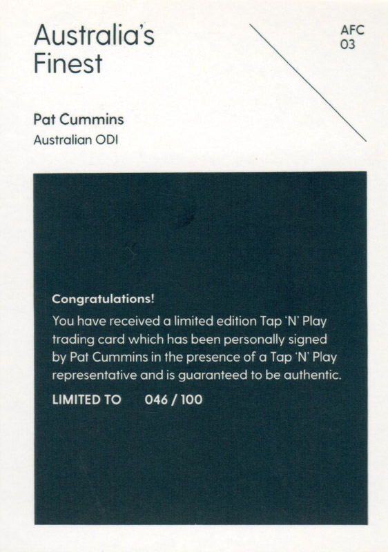 Pat Cummins back