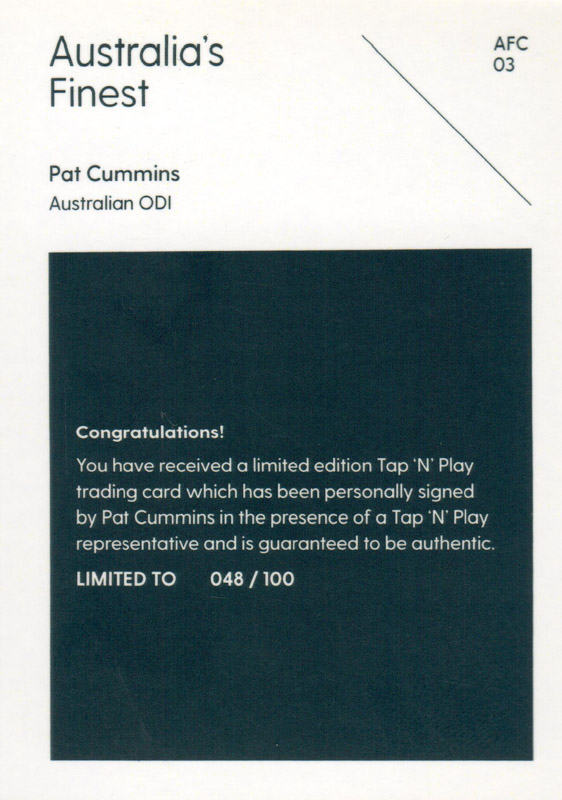Pat Cummins back