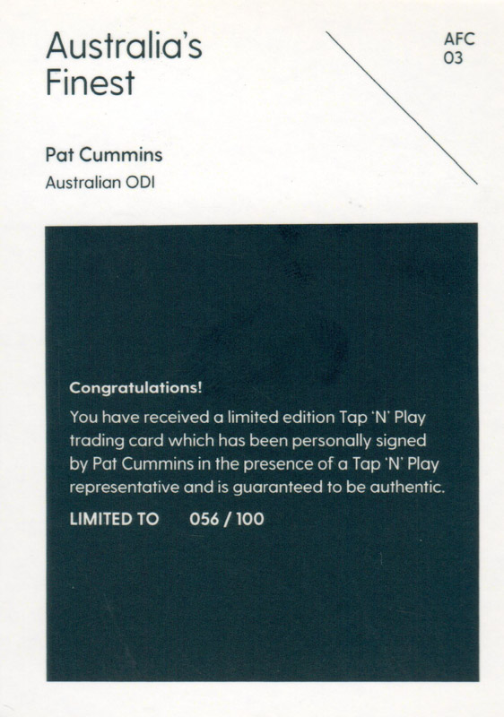 Pat Cummins back