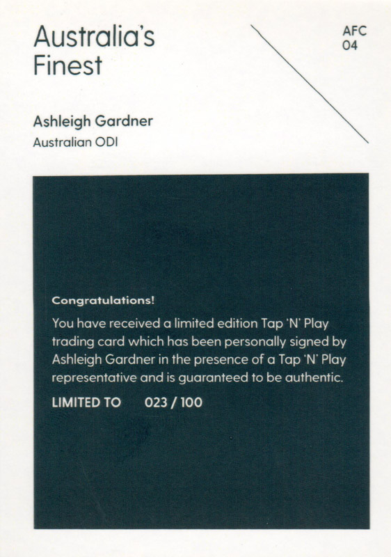 Ashleigh Gardner back