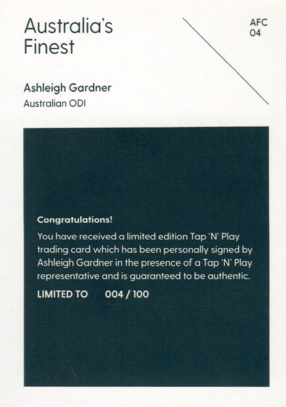 Ashleigh Gardner back
