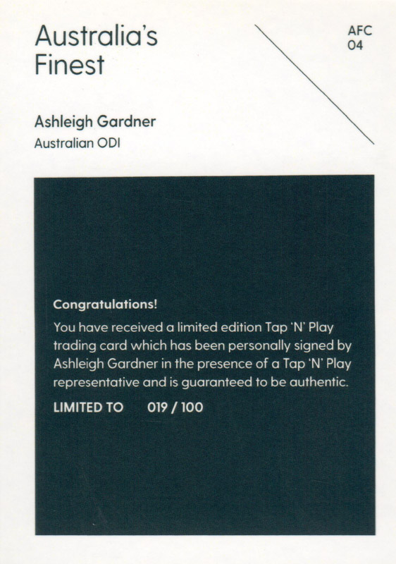Ashleigh Gardner back