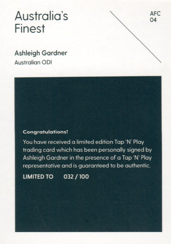 Ashleigh Gardner back